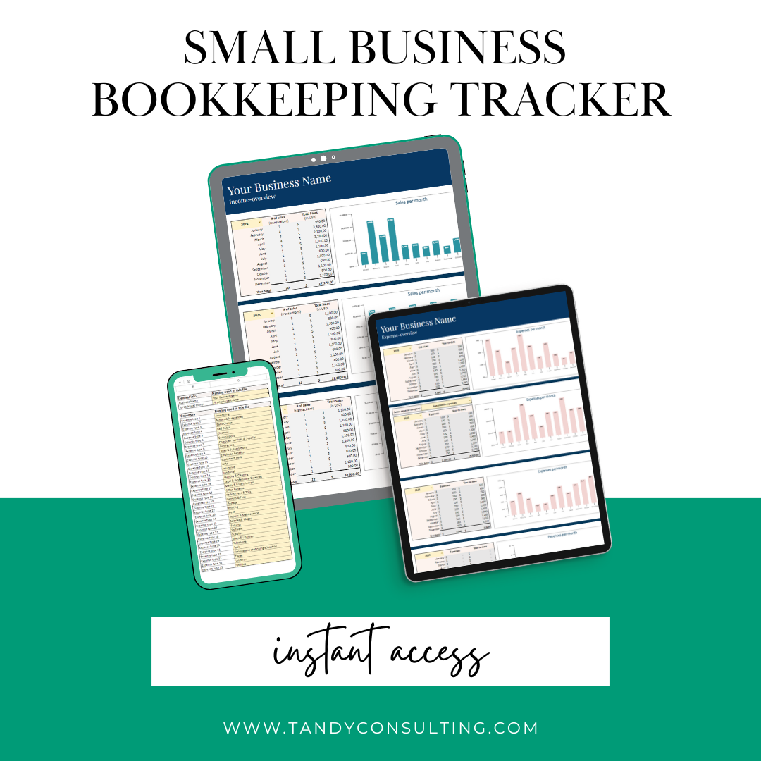 SMALL BUSINESS BOOKKEEPING TRACKER