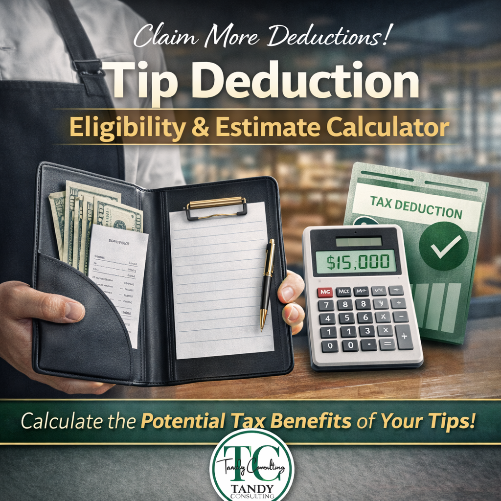 Tip Deduction Calculator