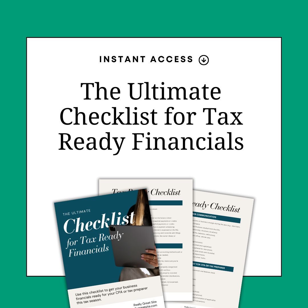 the ultimate checklist for tax ready financials