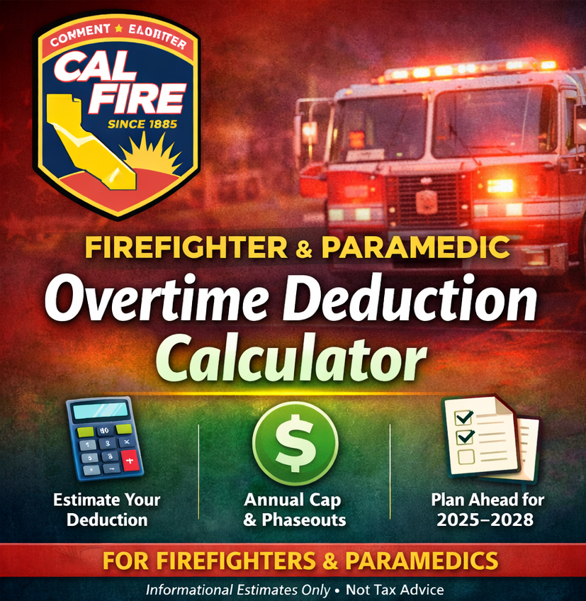 Overtime Tax Break for CAL FIRE Firefighters